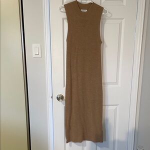 Aritzia Babaton Brown Marino Wool Dress size M